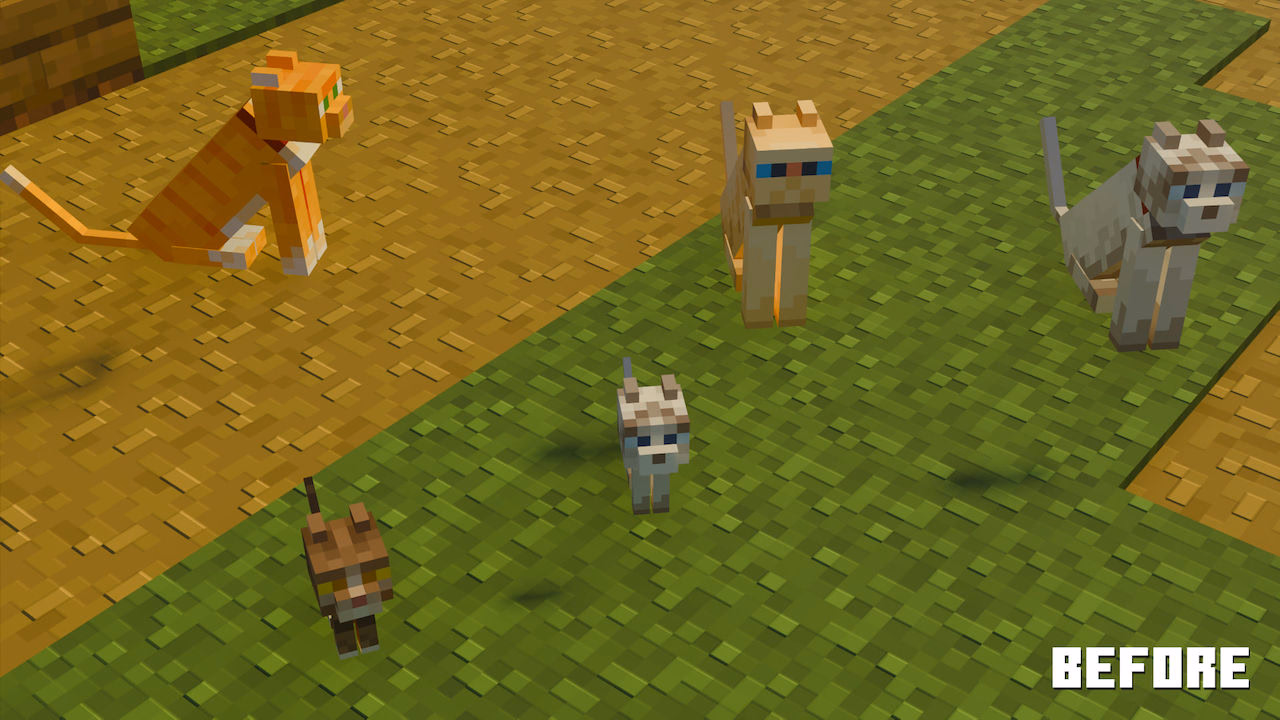 Whole-cat shadows