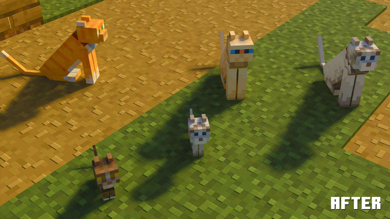 Whole-cat shadows