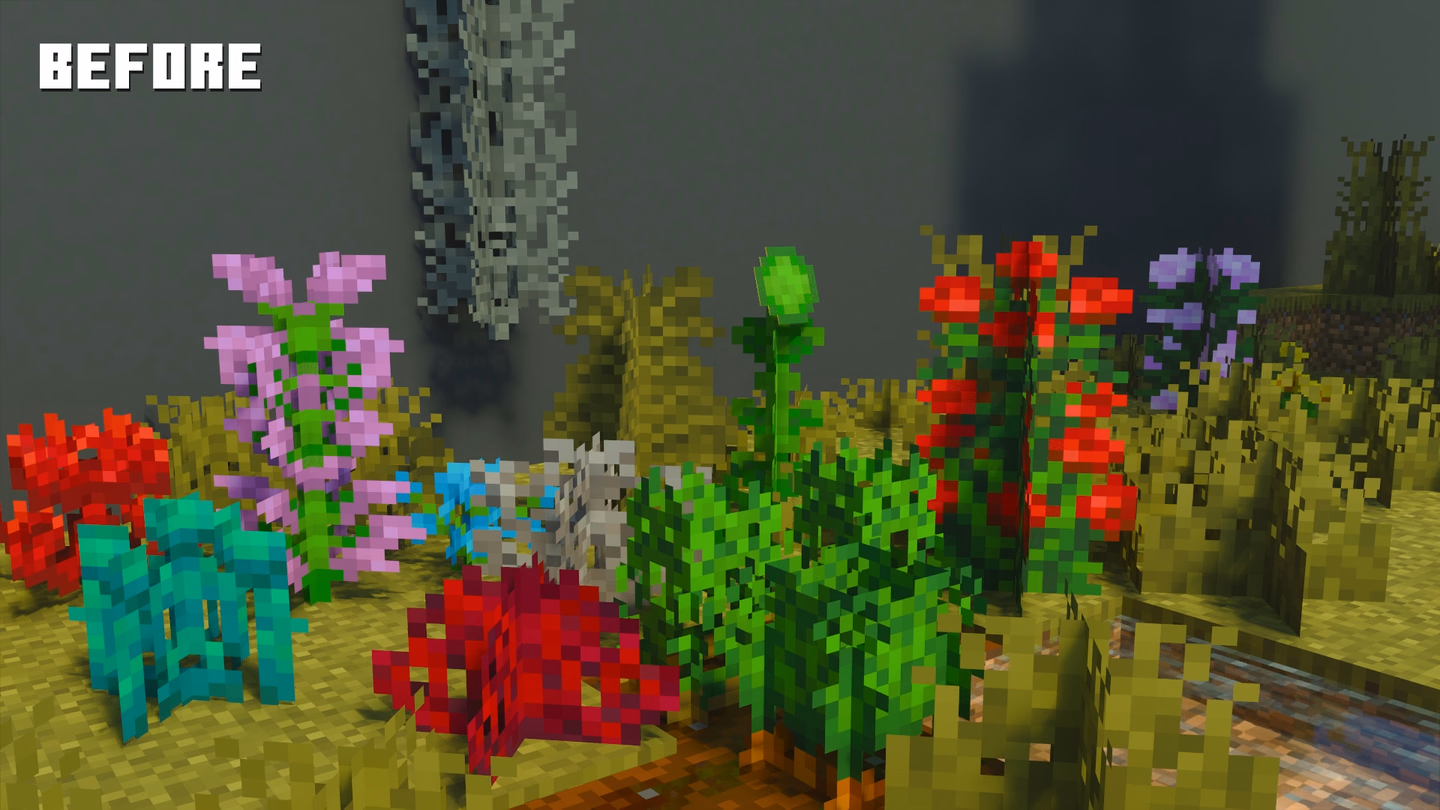 Cross-shaped blocks, fixed