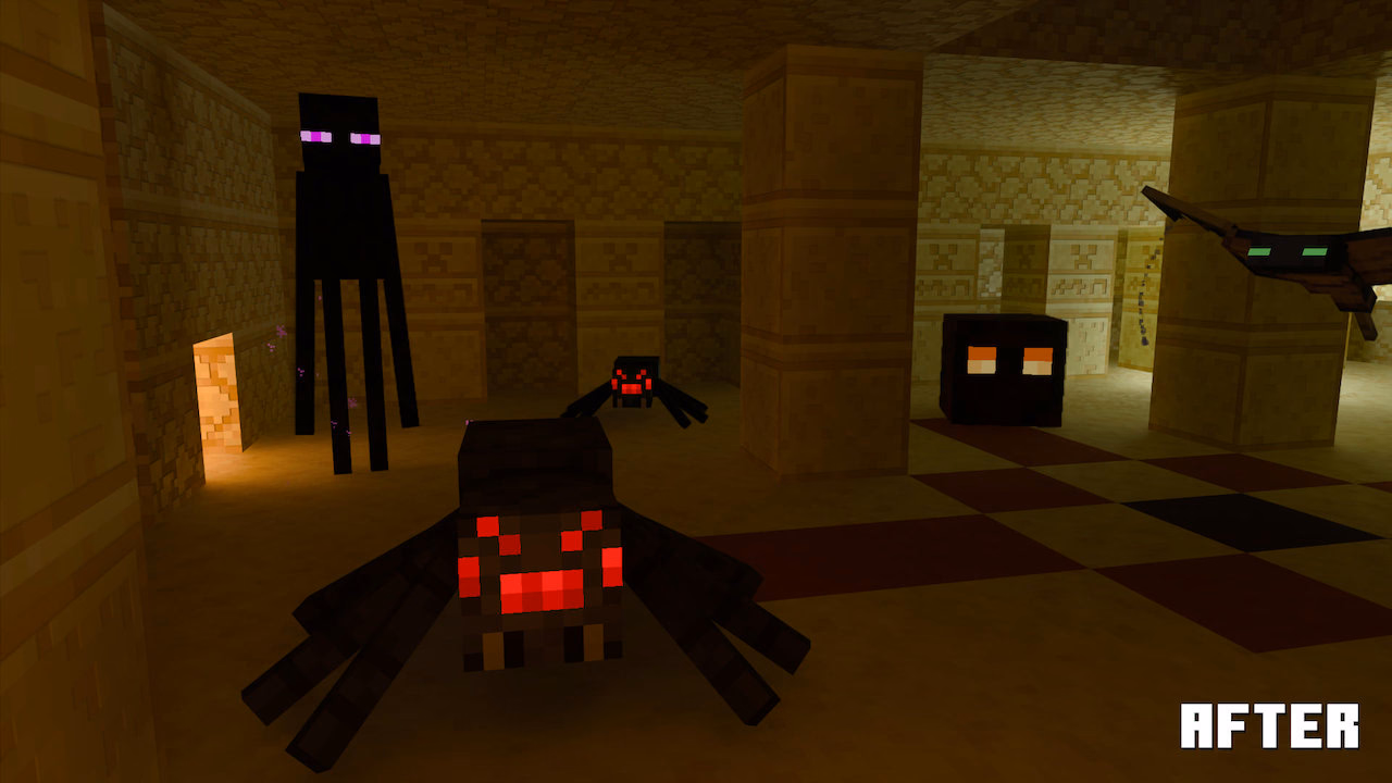 Glowing entity enhancements